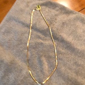 Gold tone necklace
